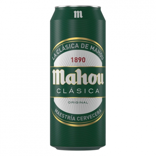 Bebidas 24 horas Cerveza Mahou Clásica lata 50 cl.